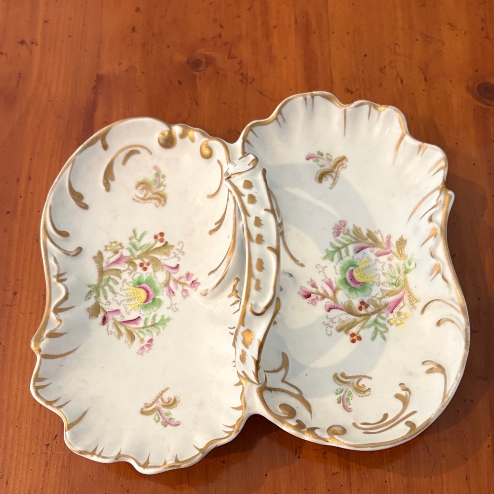 Vintage Floral Porcelain Dishes
